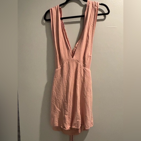 Pink Backless Halter Dress – Size S - Picture 2 of 9